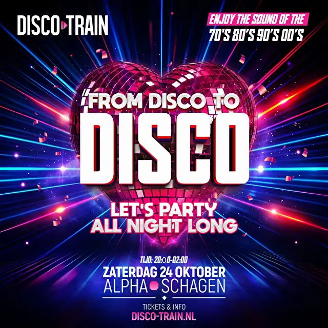 Disco-Train in Alpha, Schagen